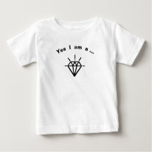 MINI T-shirt Bébé Baby Diamant Noir