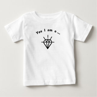 MINI T-shirt Bébé Baby Diamant Noir ベビーTシャツ
