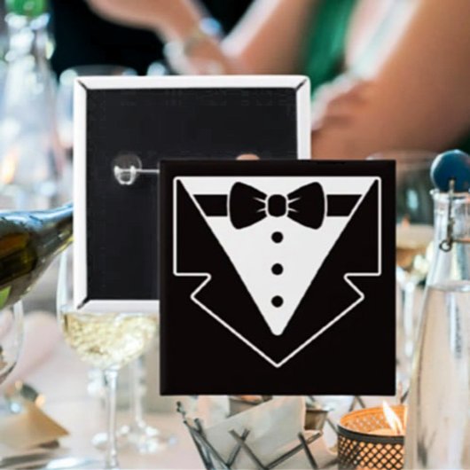 Mini Tuxedo Fun Button 缶バッジ