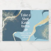 Mini Whiskey Botlle Label, Liquor Label - Birthday リキュールボトルラベル (シングルラベル)