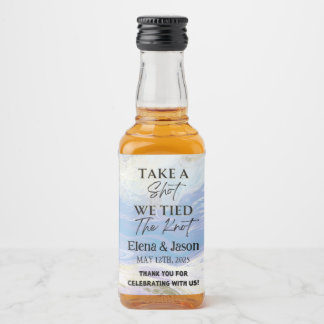 Mini Whiskey Botlle Label - Liquor Label - Wedding リキュールボトルラベル