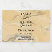 Mini Whiskey Botlle Label - Liquor Label - Wedding リキュールボトルラベル (シングルラベル)