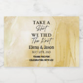 Mini Whiskey Botlle Label - Liquor Label - Wedding リキュールボトルラベル (シングルラベル)