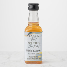 Mini Whiskey Botlle Label - Liquor Label - Wedding リキュールボトルラベル