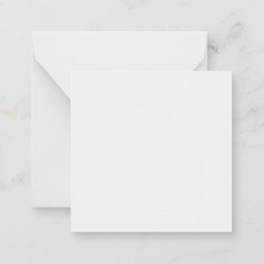 Mini White Certificate of Authenticity for Art  ノートカード (裏面)