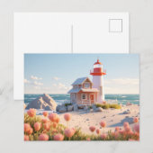 Miniatur Leuchtturm maritime Lansdchaft ポストカード (正面/裏面)