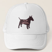 Miniature Bull Terrier BFF Hat キャップ (正面)