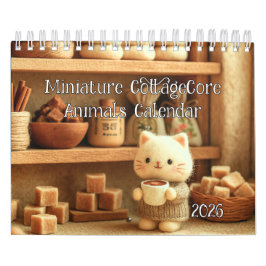 Miniature CottageCore Animal  カレンダー