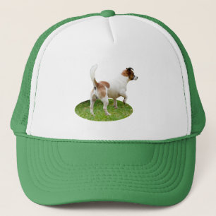 Miniature Fox Terrier Alert, Truckers Hat キャップ
