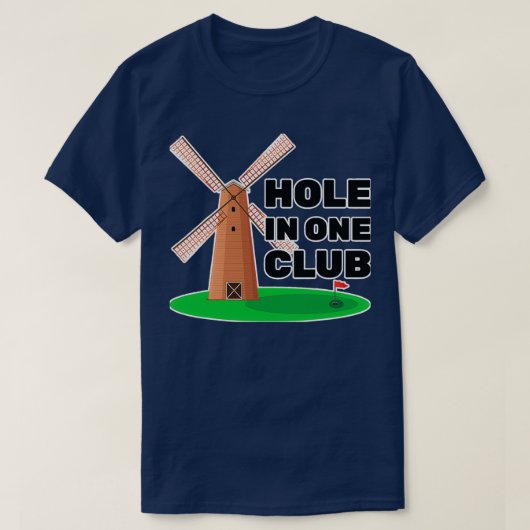 Miniature Golf Hole In One Club Golfer Tシャツ (デザイン正面)