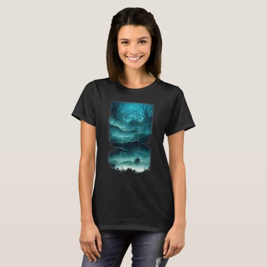 Miniature Haunted Houses In Ancient Wells Fierce G Tシャツ (正面フル)