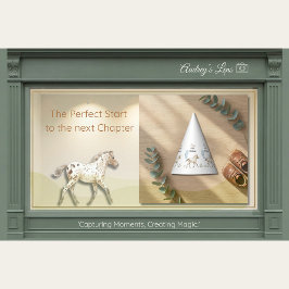 Miniature Horse 1st Birthday Party Hat パーティーハット