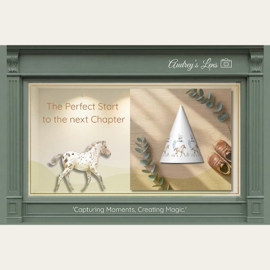 Miniature Horse 1st Birthday Party Hat パーティーハット