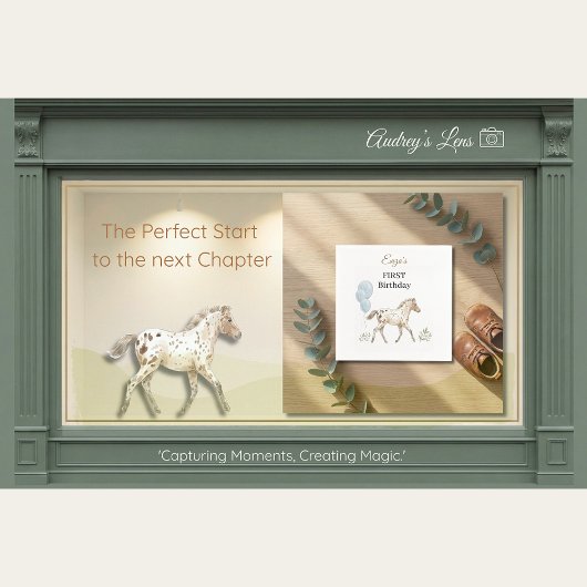 Miniature Horse Birthday Napkins スタンダードカクテルナプキン