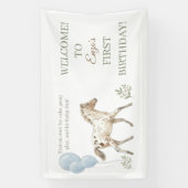 Miniature Horse | Story Book Decor Birthday Banner 横断幕 (縦)