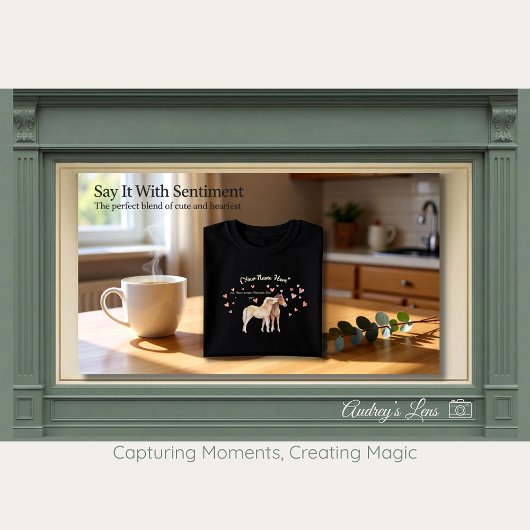 Miniature Horse Storybook Valentine’s Day Kids Tシャツ