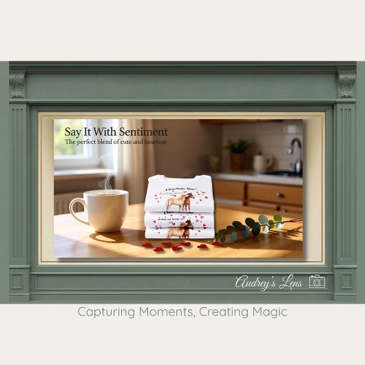 Miniature Horse Storybook Valentine’s Day Kids  Tシャツ