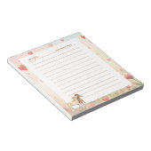 Miniature Horse Storybook Valentine’s Day Script ノートパッド (アングル)