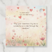 Miniature Horse Storybook Valentine's Day  フェイバータグ (裏面)