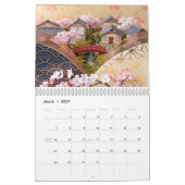 Miniature Japan Four Seasons Japanese Dioram カレンダー (3月 2027)