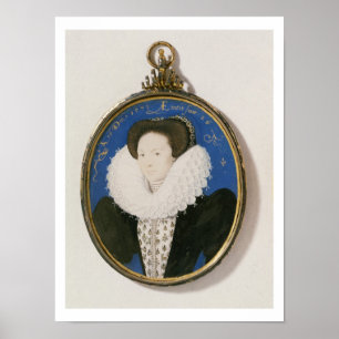 Miniature of Arabella Stuart, Duchess of Lennox, 1 ポスター