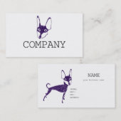 miniature pinscher 名刺 (正面/裏面)