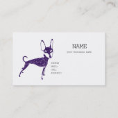 miniature pinscher 名刺 (裏面)