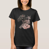 Miniature Pinscher Cherry Blossom Dog Breed Japane Tシャツ (正面)