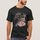 Miniature Pinscher Cherry Blossom Dog Breed Japane Tシャツ (正面)