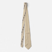 Miniature Pinscher Painting Cute Original Dog Art ネクタイ (裏面)