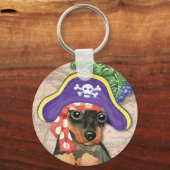 Miniature Pinscher Pirate キーホルダー (正面)
