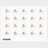 Miniature Pinscher Sticker Label ラウンドシール (シート)