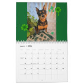 Miniature Pinscher Year カレンダー (3月 2026)