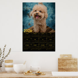 Miniature Poodle 2026 Calendar ポスター