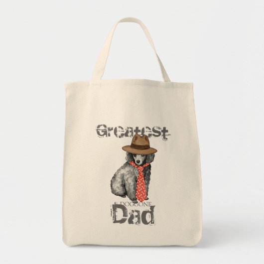 Miniature Poodle Dad トートバッグ (正面)