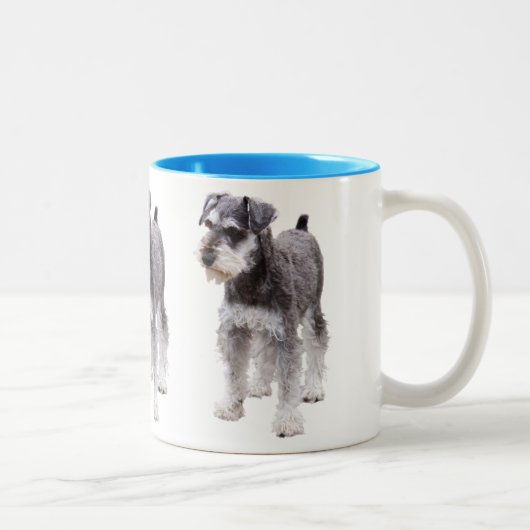 Miniature Schnauzer ツートーンマグカップ (右)