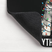 Miniature Schnauzer Christmas I'm Fine Everything マウスパッド (コーナー)