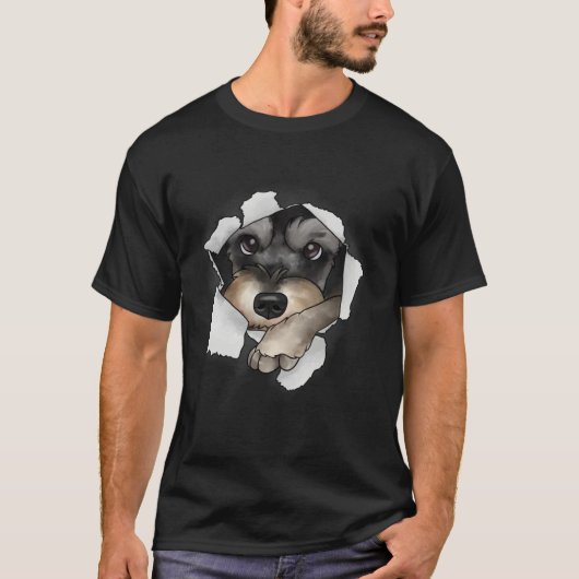 Miniature Schnauzer Tシャツ (正面)