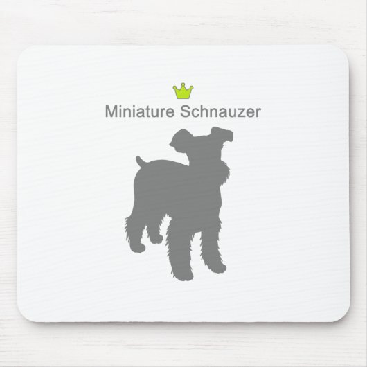 Miniature Schnauzerg5 マウスパッド (正面)
