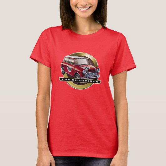 MiniCooper Sの赤 Tシャツ (正面)