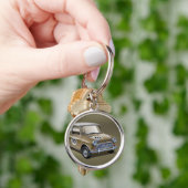 MiniCooper S1の金ゴールドの優れたキーホルダー キーホルダー (手)