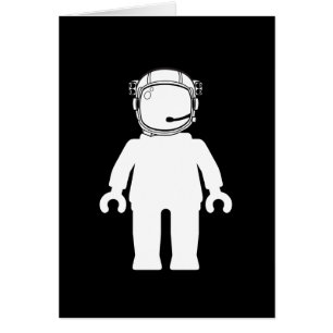 Minifig Banksyのスタイルの宇宙飛行士