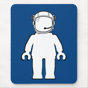 Minifig Banksyのスタイルの宇宙飛行士 マウスパッド