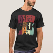 Minigolf Vintage Mini Golf Golfing Tシャツ (正面)
