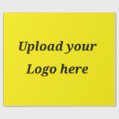 minima colerfulシンプルデザインあなたのロゴ ラッピングペーパー (フラット)