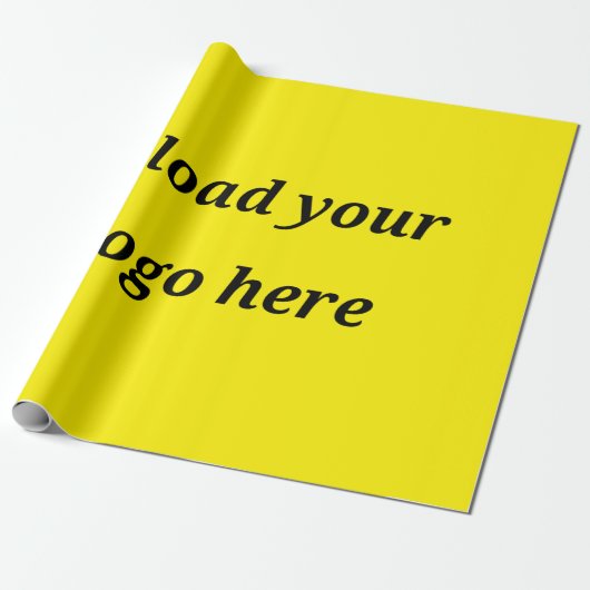 minima colerfulシンプルデザインあなたのロゴ ラッピングペーパー (アンロールド)