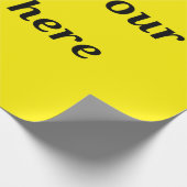 minima colerfulシンプルデザインあなたのロゴ ラッピングペーパー (角)