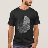 Minimal 20s Geometric Simple Primitive Circle Shap Tシャツ (正面)