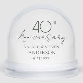 Minimal 40th Wedding Anniversary Photo (正面)