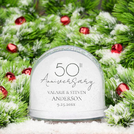 Minimal 50th Wedding Anniversary Photo (クリスマス)